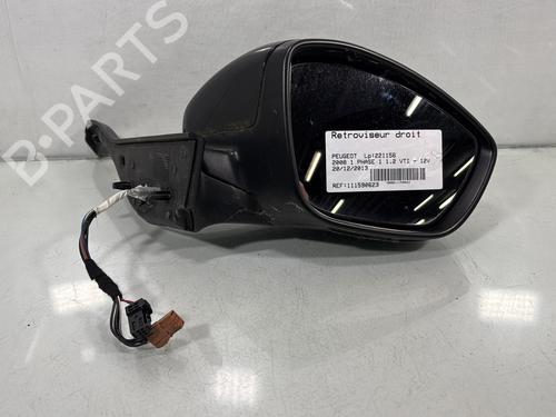 Used Right mirror PEUGEOT 2008 I (CU_) 1.2 VTi (82 hp) 28611376