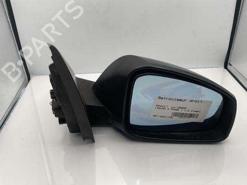 Used Right mirror RENAULT LAGUNA III (BT0/1) 1.5 dCi (BT00, BT0A, BT0T, BT1J) (110 hp) 20013336