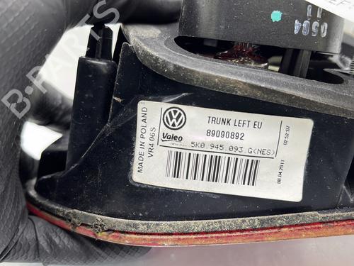 Left tailgate light VW GOLF VI (5K1) 1.4 | BP24427938C79 