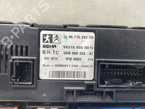 Climate control PEUGEOT 407 (6D_) 1.6 HDi 110 (6D9HZC, 6D9HYC) | BP22695233I5 