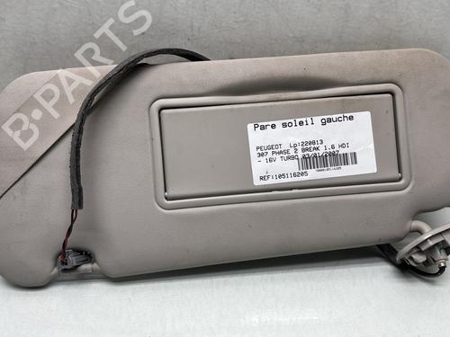Left sun visor PEUGEOT 307 Break (3E) 1.6 HDi 110 8143LX