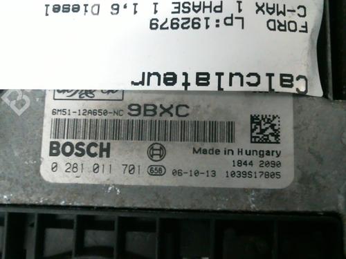 Used Engine control unit (ECU) FORD FOCUS C-MAX (DM2) 1.6 TDCi (90 hp) 19997841