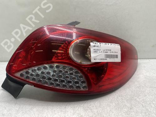 Used Right taillight PEUGEOT 206+ (2L_, 2M_) 1.4 HDi eco 70 (68 hp) 32190465