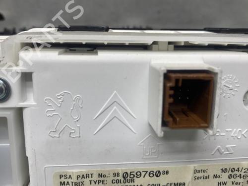 Used Instrument cluster PEUGEOT 208 I (CA_, CC_) [2012-2020]  19966257