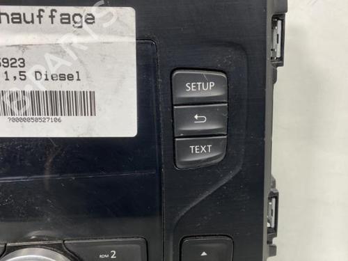 Used Climate control Climate control RENAULT MEGANE IV Grandtour (K9A/M/N_) 1.5 dCi 110 (110 hp) 19980033 19980033