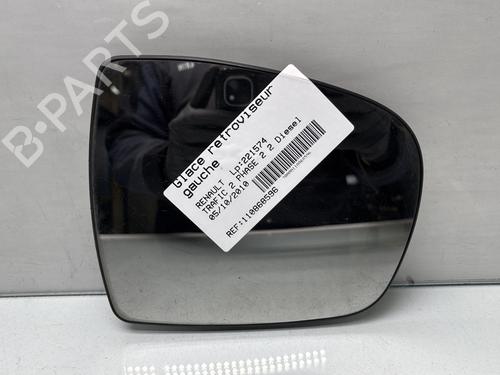 Speilglass venstre RENAULT TRAFIC II Bus (JL) 2.0 dCi 90 (JL00, JL01, JL0H, JL0M, JL0P, JL0S) (90 hp) 32296956