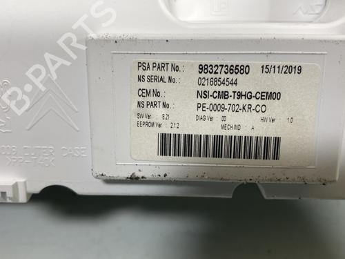 Instrument cluster PEUGEOT 308 II (LB_, LP_, LW_, LH_, L3_) 1.5 BlueHDi 130 | BP29287091C47 