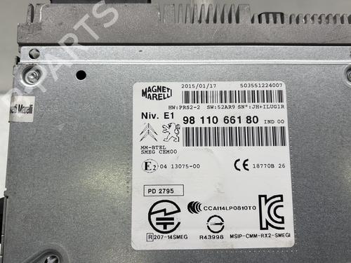 Radio PEUGEOT 208 I (CA_, CC_) 1.2 VTI 82 | BP28610913E6 