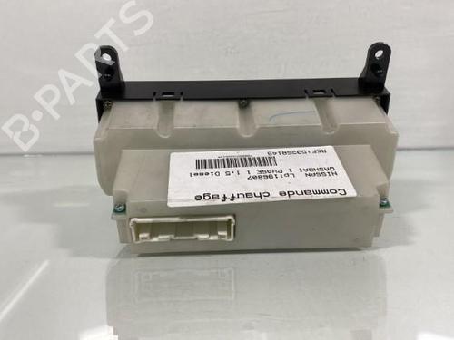 Used Climate control Climate control NISSAN QASHQAI I (J10, NJ10) 1.5 dCi (106 hp) 19999816 19999816