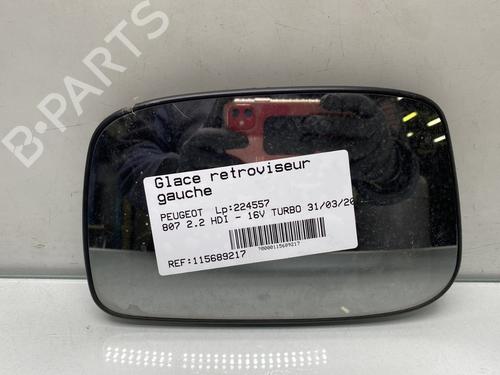 Używane Szkło lusterka lewego PEUGEOT 807 (EB_) 2.2 HDi (163 hp) 30791533