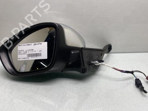 Used Left mirror PEUGEOT 208 I (CA_, CC_) 1.2 VTI 82 (82 hp) 32125809