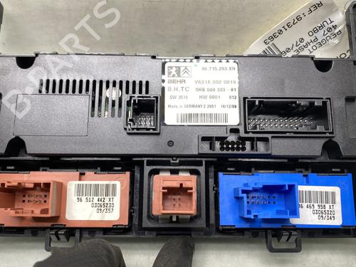 Climate control PEUGEOT 407 (6D_) 1.6 HDi 110 (6D9HZC, 6D9HYC) | BP22695246I5 