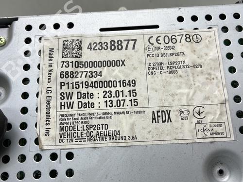 bilradio-opel-corsa-e-x15-2014-36018721 main image