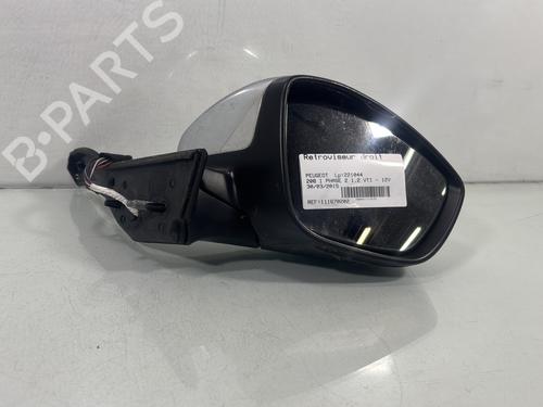 Used Right mirror PEUGEOT 208 I (CA_, CC_) 1.2 VTI 82 (82 hp) 29707292