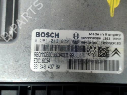 Used Engine control unit (ECU) PEUGEOT 308 I (4A_, 4C_) 1.6 HDi (90 hp) 19996727