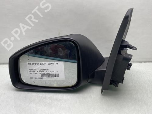 Used Left mirror RENAULT MEGANE III Hatchback (BZ0/1_, B3_) 1.5 dCi (BZ09, BZ0D, BZ1W, BZ29, BZ14) (110 hp) 24153068