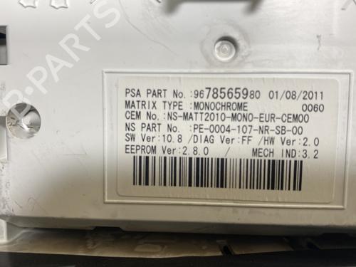 Instrument cluster CITROËN DS5 1.6 HDi 115 | BP29711646C47 