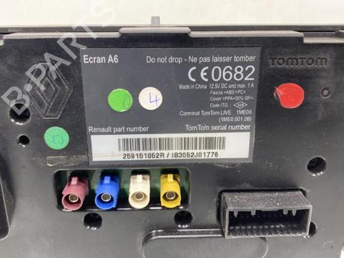 Used Display monitor Display monitor RENAULT CLIO III (BR0/1, CR0/1) 1.5 dCi (75 hp) 20032185 20032185