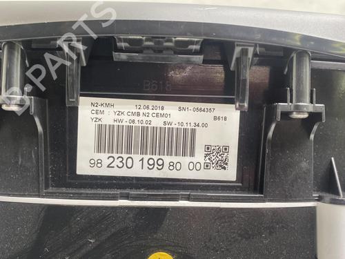 Used Instrument cluster Instrument cluster CITROËN C3 III (SX) 1.6 BlueHDi 75 (75 hp) 19993136 19993136