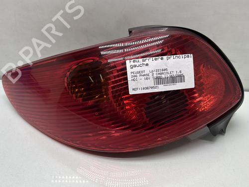 Used Left taillight PEUGEOT 206 CC (2D) 1.6 HDi 110 (109 hp) 24550326