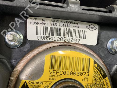 Used Driver airbag Driver airbag DACIA LODGY (JS_) 1.5 dCi (JSMC, JSAF) (107 hp) 19965294 19965294