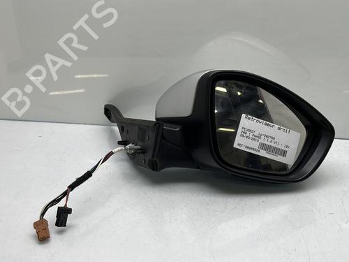 Used Right mirror PEUGEOT 208 I (CA_, CC_) 1.2 VTI 82 (82 hp) 19949652