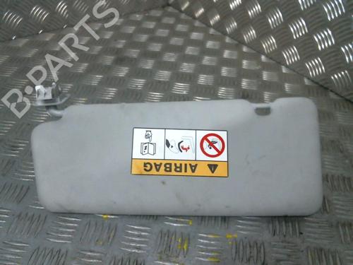 Used Right sun visor Right sun visor RENAULT CAPTUR I (J5_, H5_) 1.5 dCi 90 (J5N4, J5M5, J5MW, J5M6, J5AL, J5AJ) (90 hp) 20029036 20029036