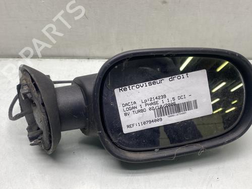 Used Right mirror DACIA LOGAN (LS_) 1.5 dCi (LS0K) (68 hp) 29507615