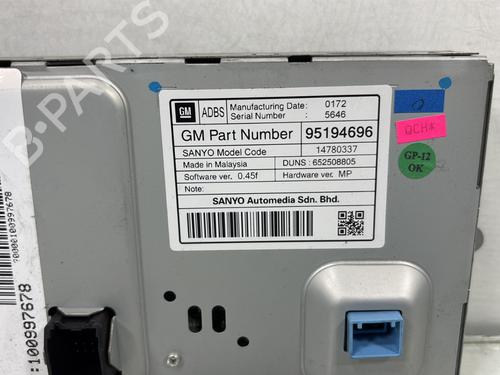 Display monitor CHEVROLET ORLANDO (J309) 2.0 D | BP29841350C48 