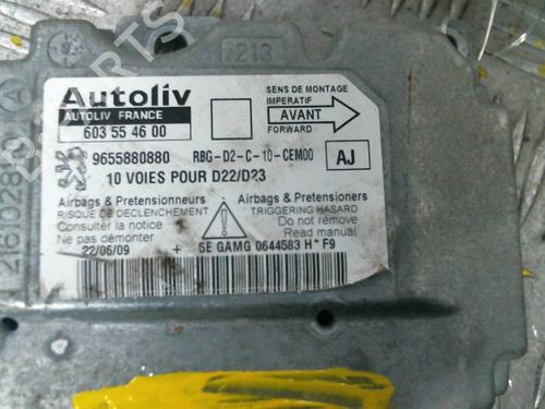Used ECU airbags PEUGEOT 407 SW (6E_, 6D_) 1.6 HDi 110 (109 hp) 20013684