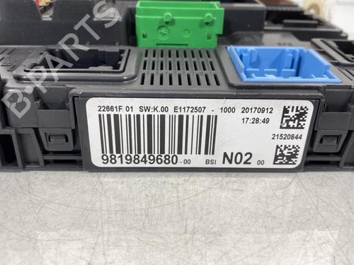 Used Fuse box PEUGEOT 208 I (CA_, CC_) 1.6 HDi / BlueHDi 75 (75 hp) 19962797