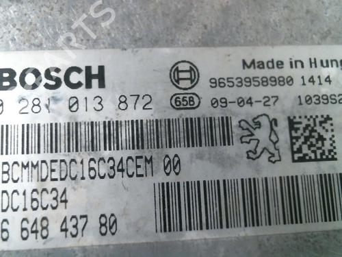 Used Engine control unit (ECU) Engine control unit (ECU) PEUGEOT 308 I (4A_, 4C_) 1.6 HDi (90 hp) 19976512 19976512