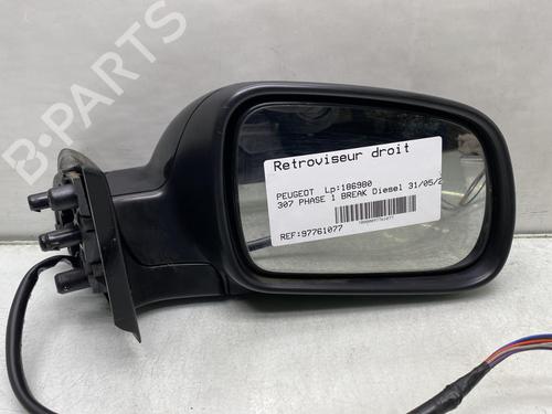 Used Right mirror PEUGEOT 307 Break (3E) 1.6 HDi 110 (109 hp) 22390697