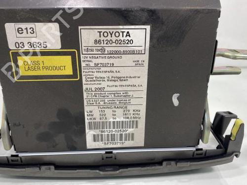 Used Radio Radio TOYOTA AURIS (_E15_) 2.0 D-4D (ADE150_, ADE150R) (126 hp) 20006032 20006032