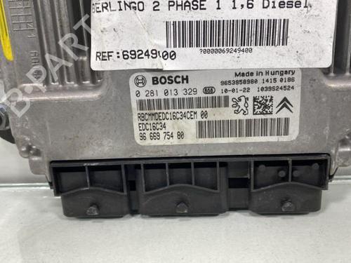 Used Engine control unit (ECU) CITROËN BERLINGO MULTISPACE (B9) 1.6 HDi 110 (109 hp) 21192063