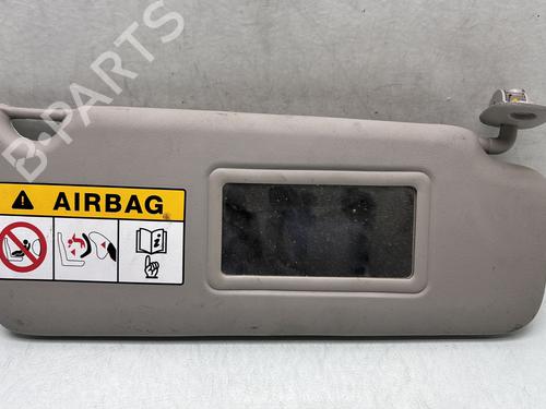 Used Right sun visor RENAULT TWINGO II (CN0_) 1.2 16V (CN04, CN0B) (75 hp) 28705135