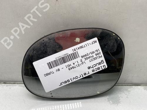 Spiegelglas links für PEUGEOT 206 Hatchback (2A/C) 1.4 HDi eco 70 (68 hp) 31174311