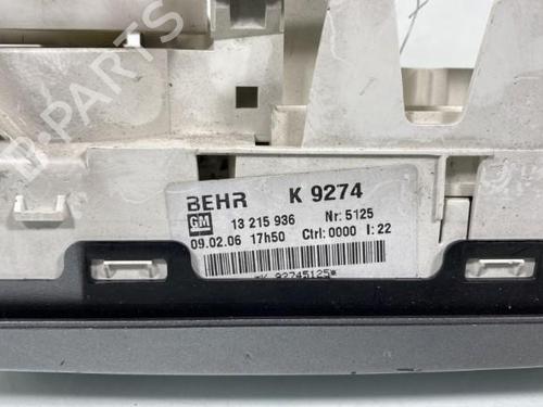 Climate control OPEL MERIVA A MPV (X03)  | BP20034370I5 