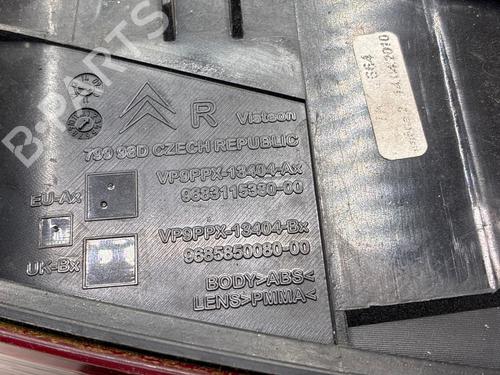 Used Right taillight Right taillight CITROËN DS3 (SA_) 1.6 HDi 90 (92 hp) 36162643 36162643