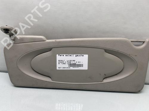 Used Left sun visor RENAULT KANGOO / GRAND KANGOO II (KW0/1_) 1.5 dCi 90 (KW05, KW08, KW0G, KW11) (90 hp) 29315421