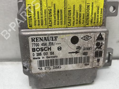 ECU airbags RENAULT CLIO II (BB_, CB_) 1.2 (BB0A, BB0F, BB10, BB1K, BB28, BB2D, BB2H, CB0A,... | BP28279907M53 