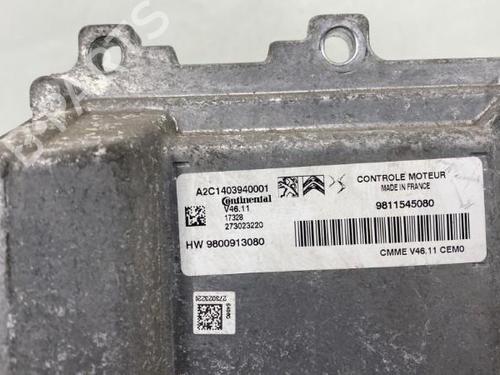 Used Engine control unit (ECU) Engine control unit (ECU) PEUGEOT 208 I (CA_, CC_) 1.2 VTi 68 / PureTech 68 (68 hp) 21196958 21196958