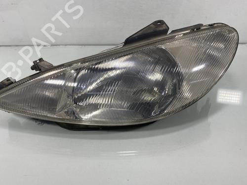 Used Left headlight PEUGEOT 206 Hatchback (2A/C) 1.9 D (69 hp) 19956457