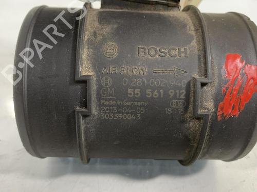 Used Mass air flow sensor OPEL ASTRA J (P10) 1.7 CDTI (68) (110 hp) 20015293