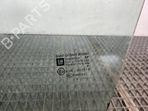 Front left door window OPEL MERIVA B MPV (S10) 1.7 CDTI (75) | BP19979955C18 