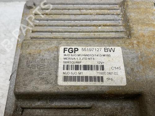 Engine control unit (ECU) OPEL MERIVA A MPV (X03) 1.3 CDTI (E75) | BP21196642M57 