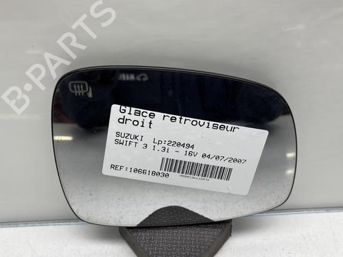 Used Right mirror glass SUZUKI SWIFT III (MZ, EZ) 1.3 (RS413, ZC11S) (92 hp) 30790987