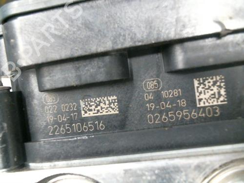Used ABS pump ABS pump RENAULT TWINGO III (BCM_, BCA_) 1.0 SCe 65 (BCMJ) (65 hp) 20029910 20029910