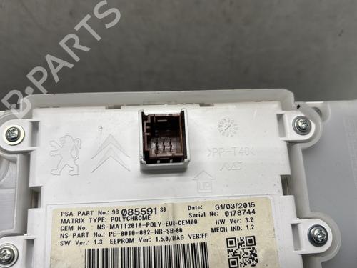 Instrument cluster PEUGEOT 2008 I (CU_) 1.2 VTi | BP28522824C47