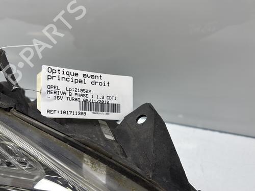 Right headlight OPEL MERIVA B MPV (S10) 1.3 CDTI (75) | BP26576185C29 - Image 11
